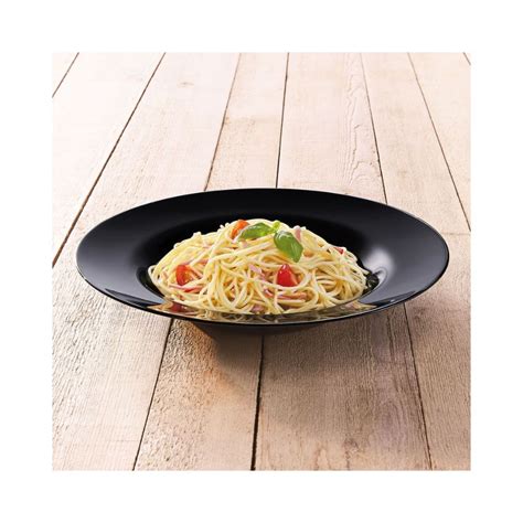 Assiette à pates 28cm Friends Time Luminarc noir ChezVous re