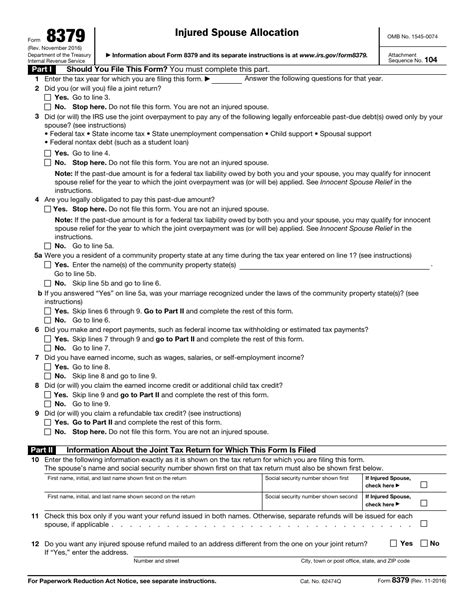 Irs Form 8379 Fill Out Sign Online And Download Fillable Pdf Templateroller