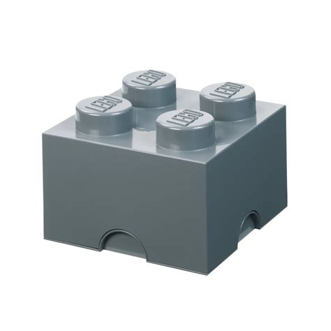 Room Copenhagen Contenitore Lego Storage Brick Grigio Scuro