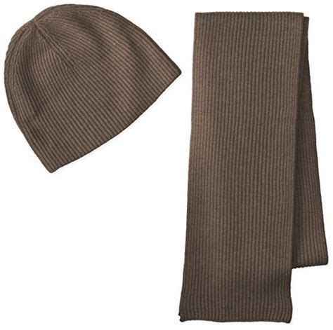 Williams Cashmere Ribbed Hat And Scarf Boxed Set Amazon