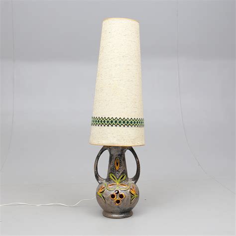 GOLVLAMPA Keramik 1960 70 Tal Belysning Lampor Golvlampor