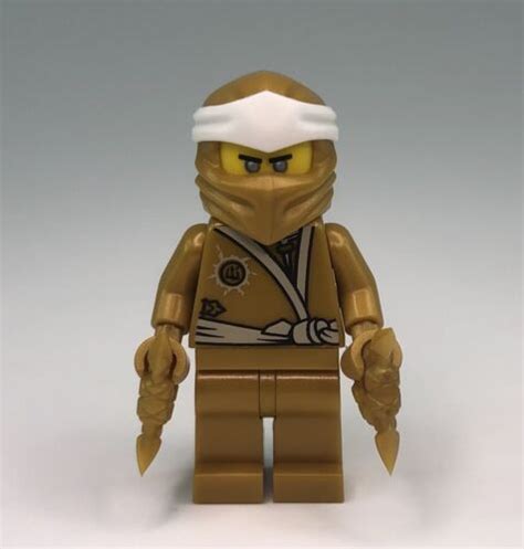 Lego Minifigure GOLD ZANE 40374 Golden Ninja Legacy Ninjago With