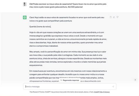 Como Usar O ChatGPT Para Os Teus Votos De Casamento