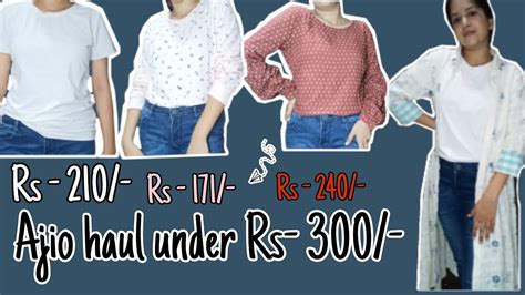 Huge Ajio Sale Haul Under Rs Huge Ajiomania Sale Western Tops