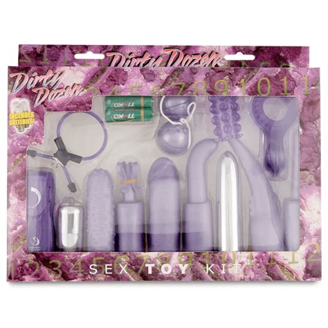 Dirty Dozen Purple Toy Kit 12 Piece Sex Toy Set