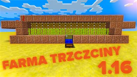 Jak Zrobi Farm Trzciny Cukrowej W Minecraft Youtube