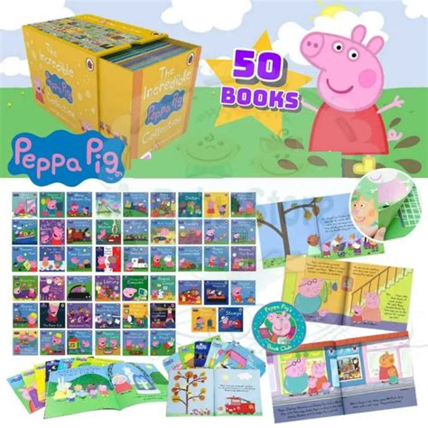 Peppa Pig The Incredible Collection (50 Books set) | Lazada