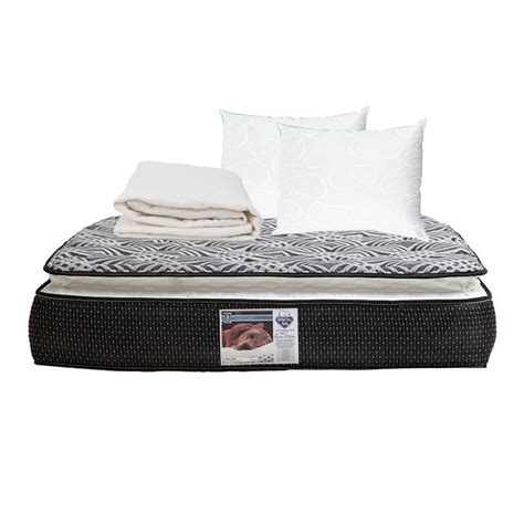 Colchon Spring Air Omega Matrimonial 2 Almohadas Oso Protector De