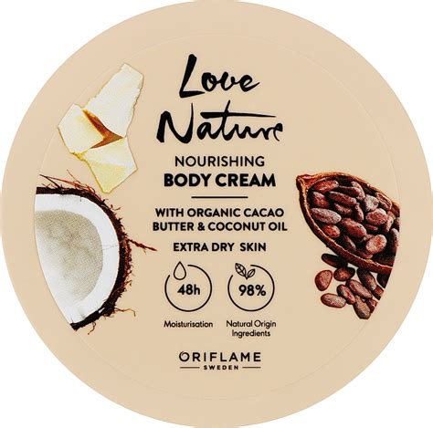 Oriflame Love Nature Body Cream Body Cream Cocoa And Coconut Oil