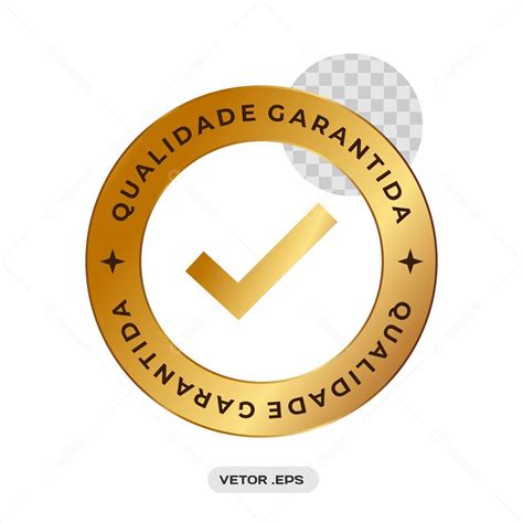 Ilustração Selo de Garantia Qualidade Garantida Vetor EPS download