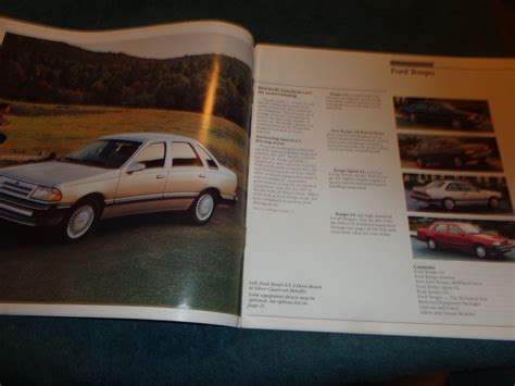 1987 Ford Tempo Sales Brochure Original Dealership Catalog Ebay