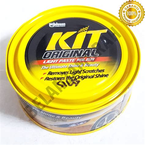 Kit Original Light Paste Polish 225gr Pengkilap Poles Cat Body Mobil