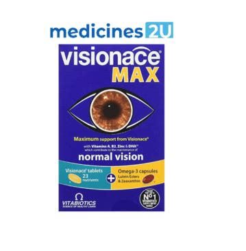 Visionace Max Tablets And Capsules Vitabiotics Tablets Vitabiotics