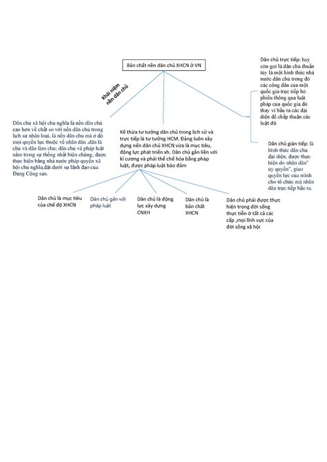 Nhóm 4 sơ đồ tư duy chương 4 Bn cht nßn dn chÿ XHCN ß VN Dân chủ
