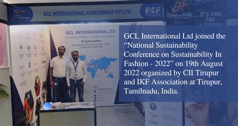 Gcl International Ltd Joined The National Sustainability Conference On