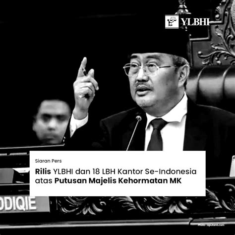 Anwar Usman Terbukti Melakukan Pelanggaran Etik Berat Seharusnya