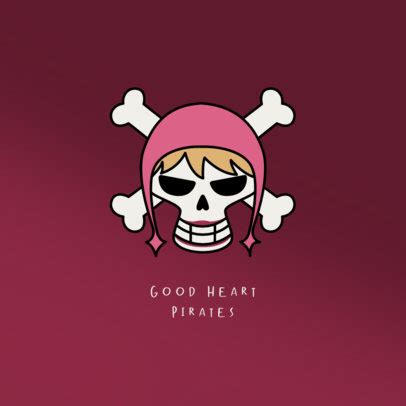 Placeit - One Piece-Inspired Logo Maker Featuring a Pirate Theme