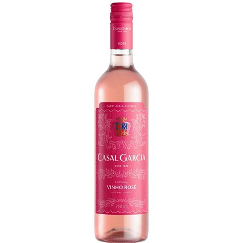 Vinho Português Rosé Meio Seco Casal Garcia Vinho Verde Garrafa 750ml