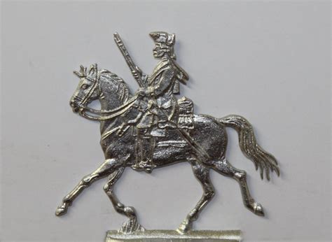 Schmalkalder Zinnfiguren Preu Ischer Dragoner Zu Pferd Mit Karabiner