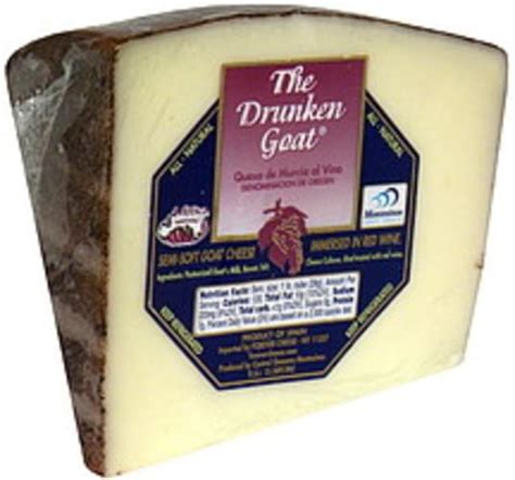 The Drunken Goat Goat Cheese - 0.44 lb, Nutrition Information | Innit