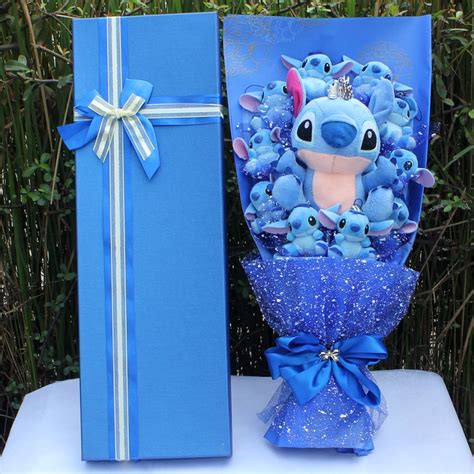 Stitch Lilo And Stitch Doll Bouquet Cartoon Flower Bouquet T Box For