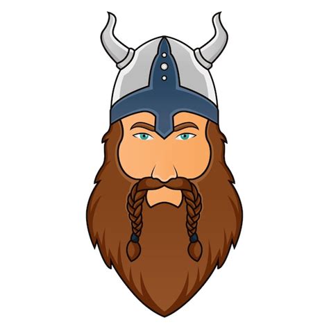 Premium Vector Viking Head Design Vector