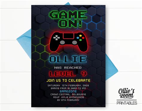 Game Invitation Template