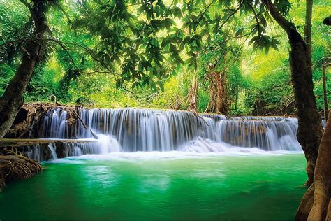 Great Art Xxl Poster Wasserfall Feng Shui Wandbild Dekoration