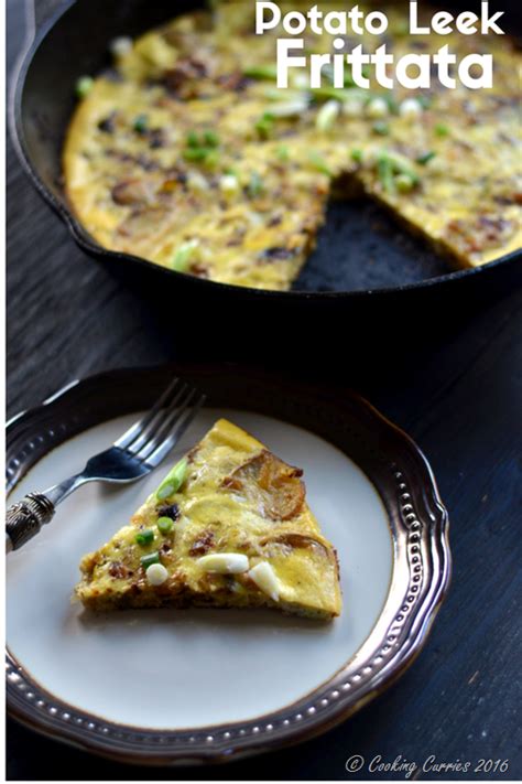 Potato Leek Frittata Cooking Curries