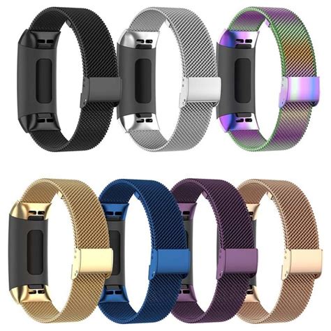 Milanese Mesh Band For Fitbit Charge 4 Charge 3 StrapsCo