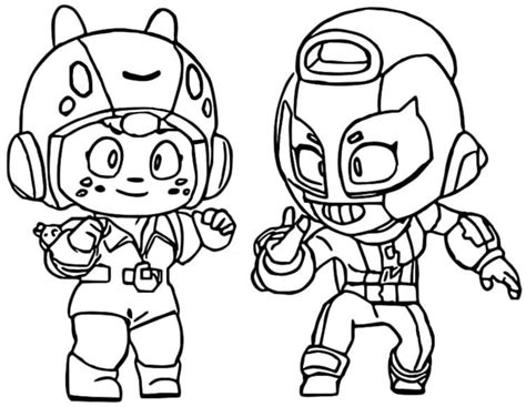 Coloriage Nita Brawl Stars T L Charger Et Imprimer Gratuit