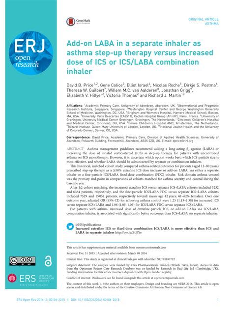 (PDF) Add-on LABA in a separate inhaler as asthma step-up therapy ...