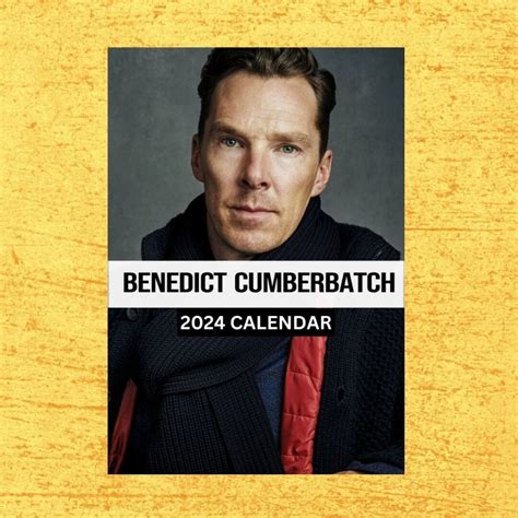 Benedict Cumberbatch Calendar 2024 Wall Calendar T For Etsy