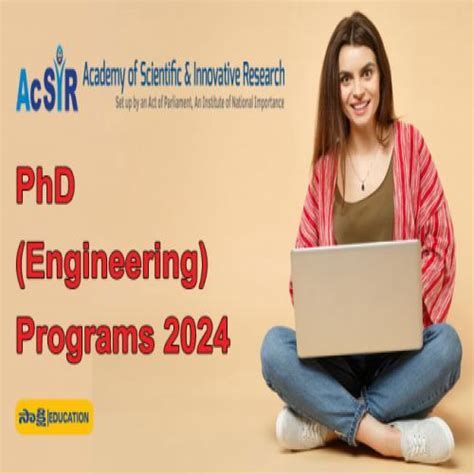 Phd Engineering Admission In Acsir Sakshi Education