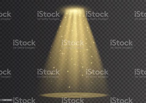 Spotlight Yellow Stock Illustration - Download Image Now - Abstract ...