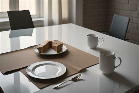 Table set for business lunch or dinner in modern office. 27058074 Stock ...