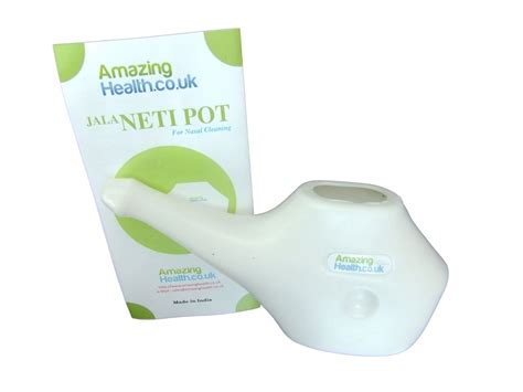 Neti Pot For Nasal Flushing With Guidance Leaflet Ebay