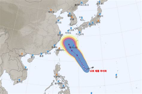 제12호 태풍 ‘무이파 발생 13호 므르복 예상 경로는 영남일보 사람과 지역의 가치를 생각합니다