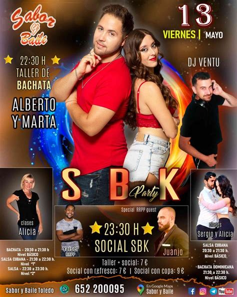 Viernes De Mayo Sbk Party Con Alberto Y Marta En Sabor Y Baile