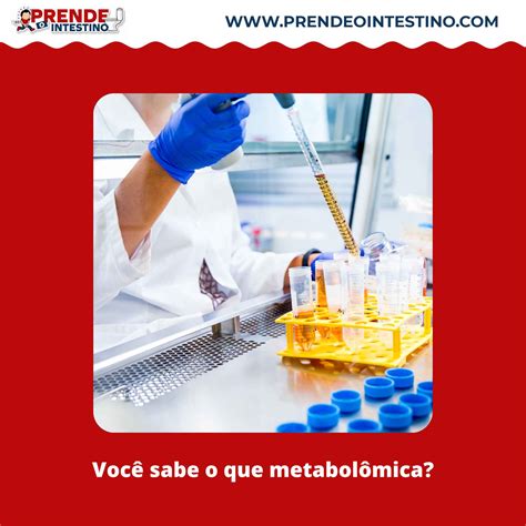 Você sabe o que metabolômica?