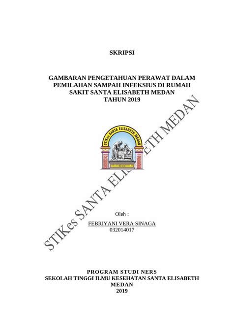 Pdf Skripsi Gambaran Pengetahuan Perawat Dalam