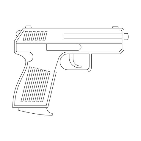 How To Draw A Gun Step By Step