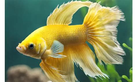 The Enchanting Elegance of Yellow Female Betta Fish