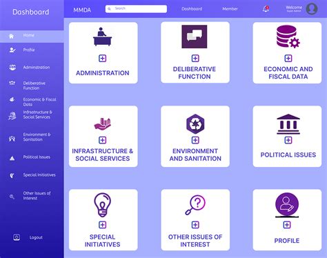 mmda redesign  behance