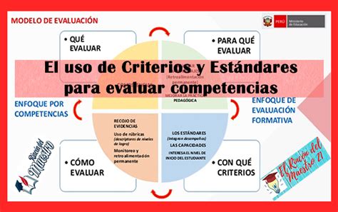 Criterios estándares y retroalimentación para el aprendizaje El