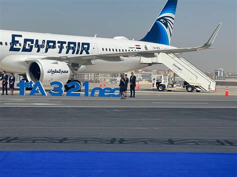 تتسع لـ199 راكبا وصول طائرة مصر للطيران الجديدة من طراز A321neo الأسبوع