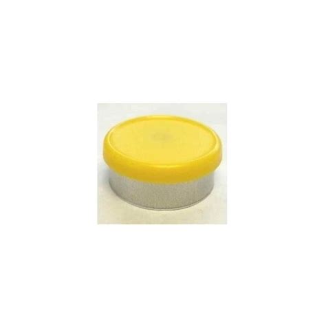 Yellow Matte Flip Off Cap Vial Seals West Pharmaceuticals