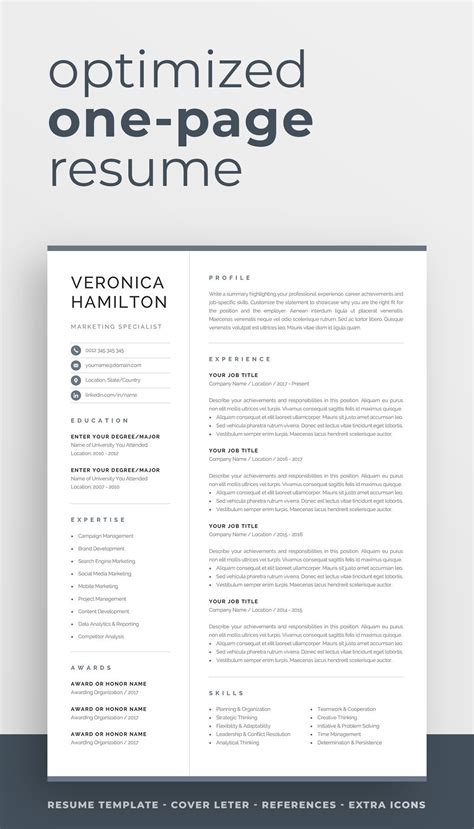 Pin On Resume Templates