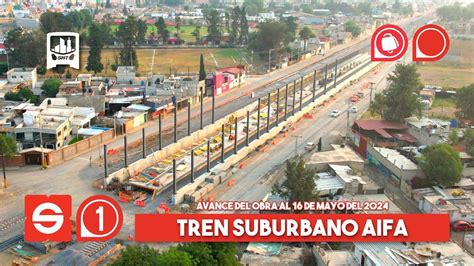 Tren Suburbano Sistema Edomex Lecher A Aifa Avance De Obra Al