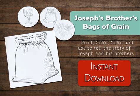 Joseph and His Brothers Bible Story Craft: Cut & Paste Activity